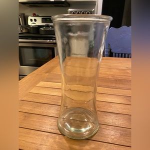 Large Heavy Duty Glass Vase